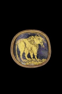 Glass fragment, 3rd -4th century. Artist: Unknown.