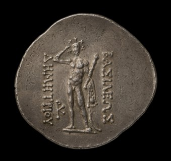 Indo-Greek Coin, 200-180 BC. Artist: Unknown.
