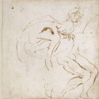 Two partial Figure Studies, c1490-1560. Artist: Michelangelo Buonarroti.
