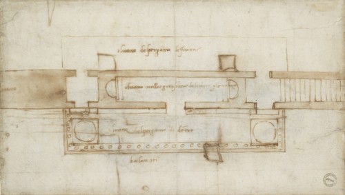 Design for a Relic Chamber, c1490-1560. Artist: Michelangelo Buonarroti.
