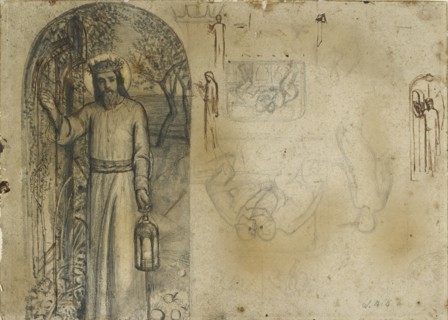 Studies for 'The Light of the World', 1851-1853. Artist: William Holman Hunt.