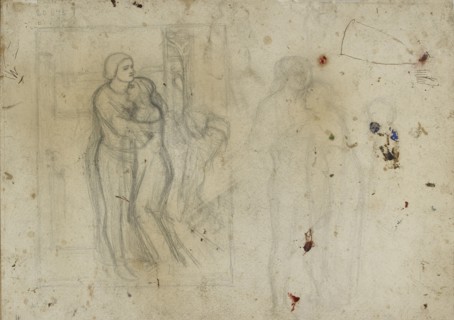 Studies for 'The Light of the World', 1851-1853. Artist: William Holman Hunt.