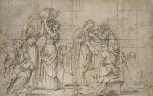 The Birth of the Baptist, c1575-1610. Artist: Lodovico Carracci.