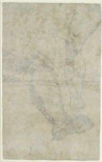 Studies of two pairs of legs, c1575-1615. Artist: Lodovico Carracci.