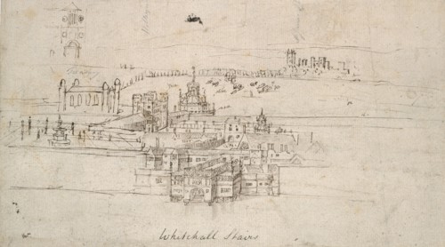The Tower of London, c1550-1560. Artist: Anthonis van den Wyngaerde.