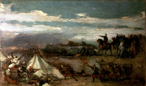 Episode of the Battle of Tetuan (4-Feb.-1860).