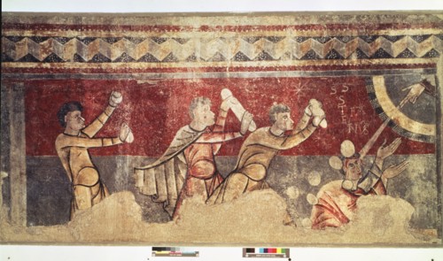 Martyrdom of St. Stephen, mural painting from the Church of Sant Joan de Boi.