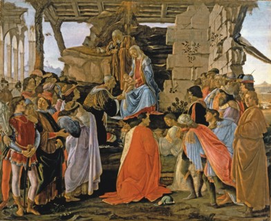 'Adoration of the Magi' by Sandro Botticelli.