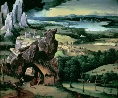 'Landscape with Saint Jerome', by Joachim Patinir.