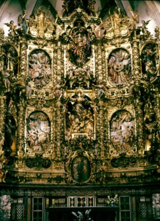 Altarpiece of the Church of Santa Maria of Arenys (1706 - 1712), work by Pau Costa.