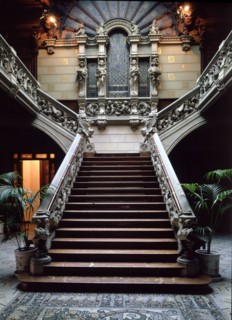 Stairs of the Montaner Palace, now home of the Government Office.