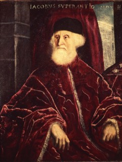 'Portrait of the attorney James Saranzo', painting by Tintoretto.