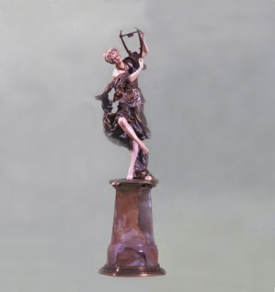 Dancer with a lyre.