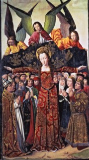 The Virgin of the Mercy', altarpiece from the Santa Clara convent in Palencia.