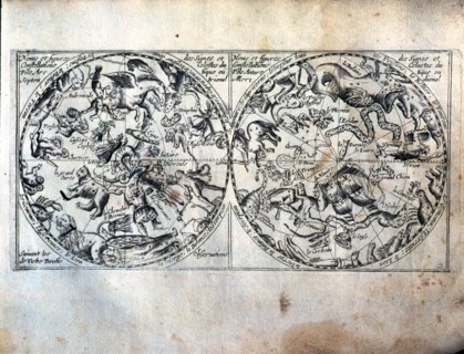 'Heavenly Globes', name and figures of the celestial constellations and signs of the Arctic and ?