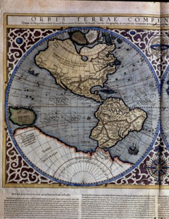Atlas of Gerardus Mercator', 1595, map of the Americas and part of Antarctica.