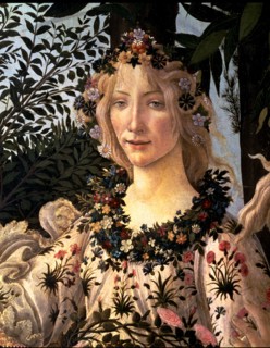 'Spring', detail of 'the shy terrestrial nymph Cloris converted by the touch of Zephyrus in the ?