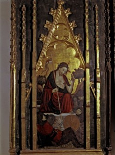 Resurrection', end of an altarpiece of unknown procedence.