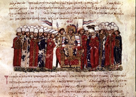 'Chronicle of Ioannes ho Skylitzes'. Miniature showing the punishment to the accomplices in the ?