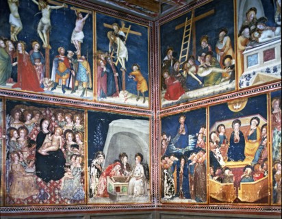 Chapel of Saint Michael or 'day cell', oil by Ferrer Bassa, 1346, in the Monastery of Pedralbes.
