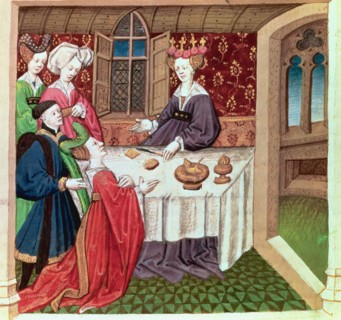 'The legend of Tristan', illustration from a manuscript of the 15th century. This legend inspire?