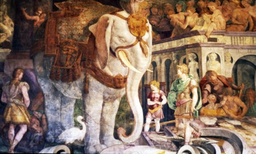 'The royal elephant', work by Le Rosso.