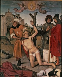 Slaughter of Saint Cugat', it was part of the main altarpiece of the Church of the Saint Cugat Mo?