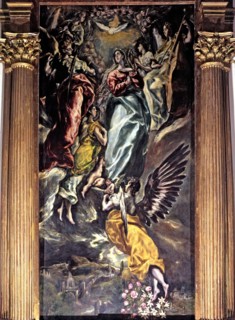 'The Assumption of Virgin Mary into Heaven' painted by El Greco.