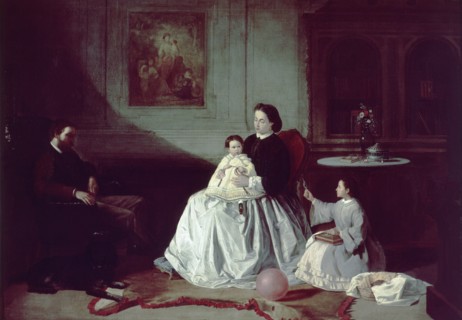 'Family Portrait' by Valeriano Dominguez Becquer.