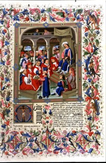 Jaume Marquilles delivers his book to the Counselors of Barcelona in the presence of King Alfons ?