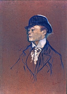'Head of a racing groom', by Henri de Toulouse-Lautrec.