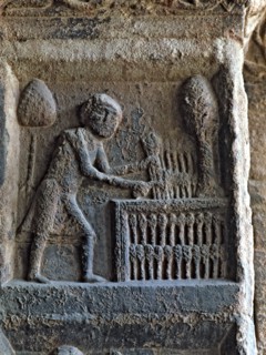 Bas-relief in the arch of the façade of the Monastery of Santa Maria de Ripoll in which the 12 mo?