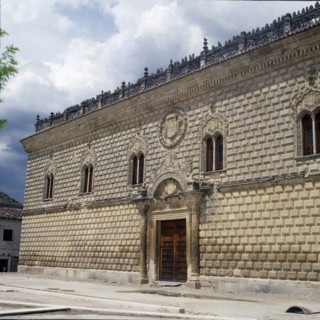 Exterior view of the Ducal Palace, built between 1492 and 1495 for the Dukes of Medinacelli. It s?