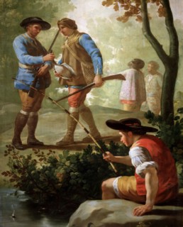 The Angler', oil on canvas.