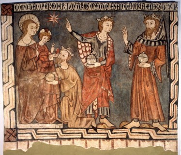 Epiphany', fresco transferred to canvas.