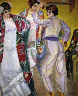 'Flamenco venue' by Francisco Iturrino, 1917.
