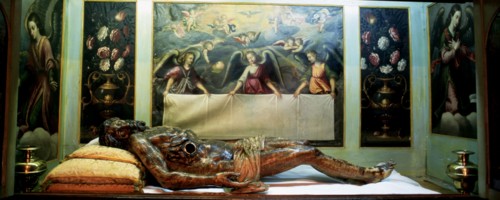'Lying Christ' by Gaspar Becerra.