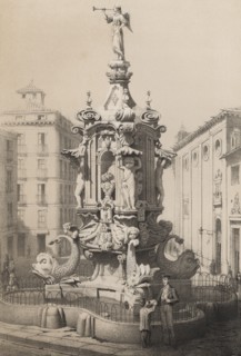 Fountain in the Anton Martin square, Fountain of Fame, Madrid, commissioned by Philip V, was buil?