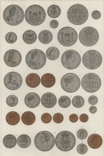 Coins minted by Kings of Madrid. Philip V, Louis I, Ferdinand VI, Charles III, Charles IV, Ferdin?