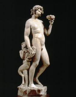 Bacchus', c. 1496 - 1497, work in marble by Michelangelo.