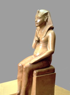 Statue of Amenhotep IV or Akhenaten of the XVIII Dynasty.