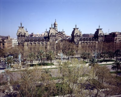 Barcelona Courthouse, designed by Enric Sagnier (1858-1931) and Josep Domenech i Estepà (1858-191?