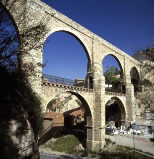 Teruel, aqueduct of the arches, begun in 1537 by Quinto Pierres Vedel.
