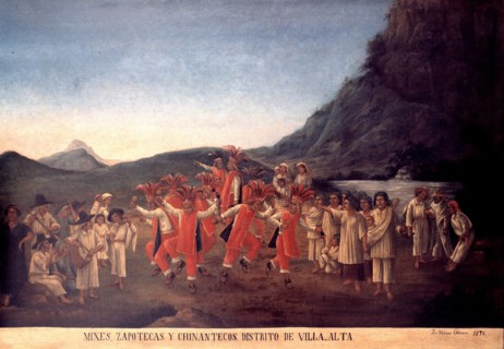 Zapotec Indians dancing.