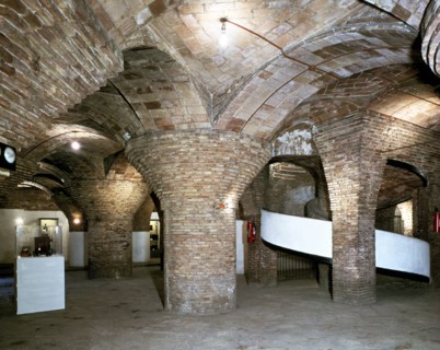 Basements of the Güell Palace, built between 1886 and 1891, designed by Antoni Gaudí i Cornet.