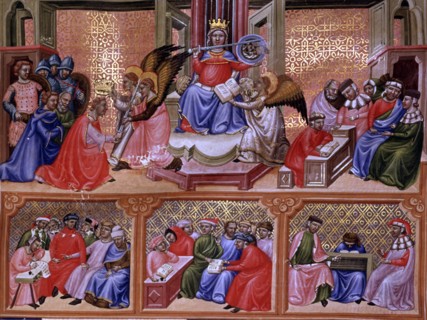 Miniature in 'Codex Justinian Institutiones Feodorum et Alia', illuminated manuscript, c. 1300, a?