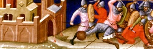 Miniature in 'Codex Justinian Institutiones Feodorum et Alia', illuminated manuscript, c. 1300, w?