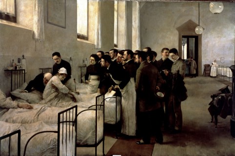 Visit to hospital.