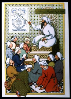 Islamic doctor teaching some young people, 10th century.