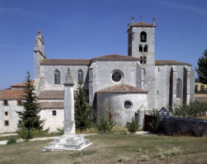Exterior of the church of the monastery of San Pedro de Cardeña (Burgos).